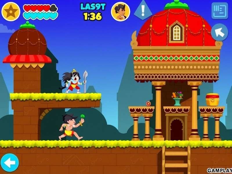 Mighty Hanuman S Challenge Gameplay